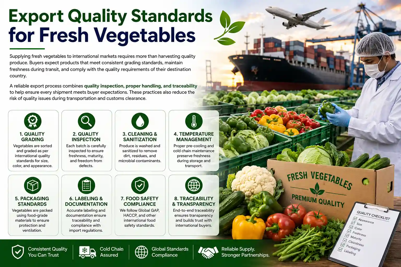 Fresh Vegetable Export from India